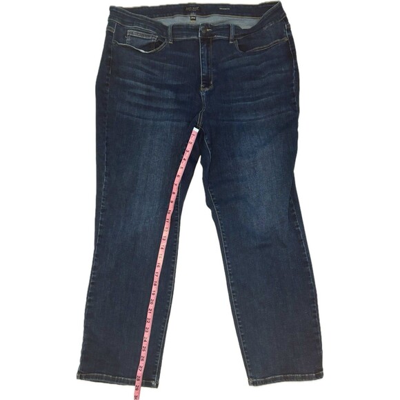 JUDY BLUE Straight Fit Jeans Women Plus 24w JB82146DK 42x29 - Picture 4 of 8